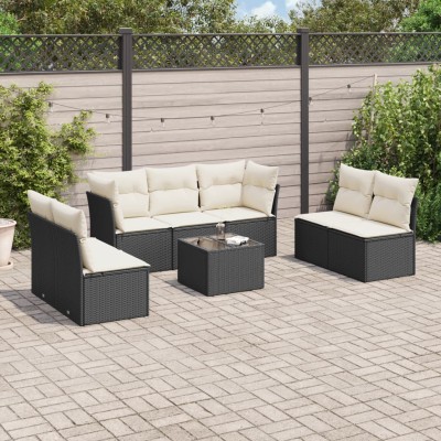 Sofa set with cushions, 8...