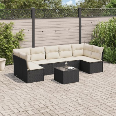 Sofa set with cushions, 8...
