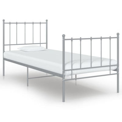 Bed frame, gray, 100x200cm,...