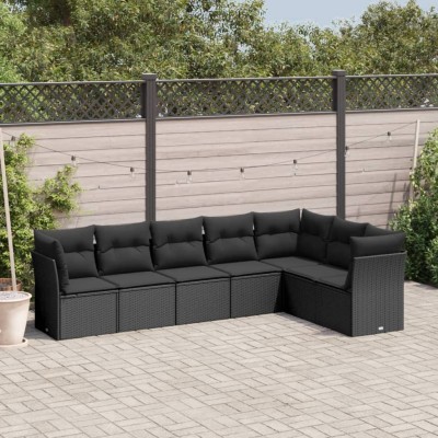 Sofa set with cushions, 7...