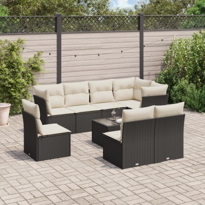 Garden set with cushions, 9...