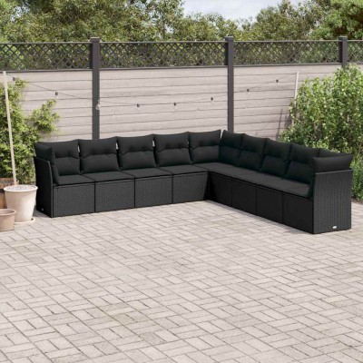 Garden set with cushions, 9...