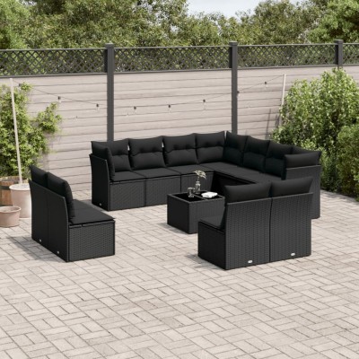 Sofa set with cushions, 12...