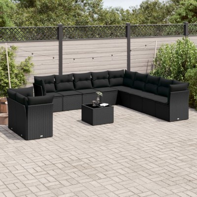 Sofa set with cushions, 12...