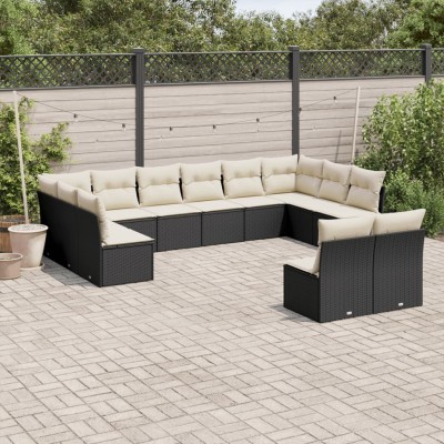 Sofa set with cushions, 12...