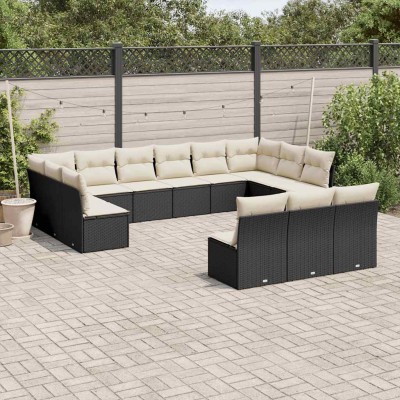 Sofa set with cushions, 13...