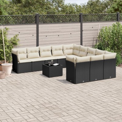 Sofa set with cushions, 12...