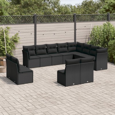 Sofa set with cushions, 12...