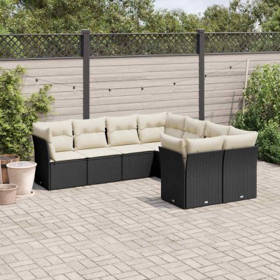 Sofa set with cushions, 8...