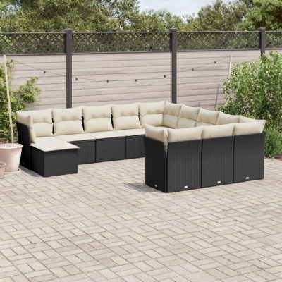 Sofa set with cushions, 12...