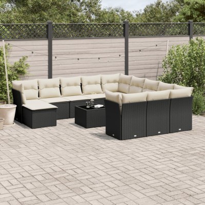 Sofa set with cushions, 13...