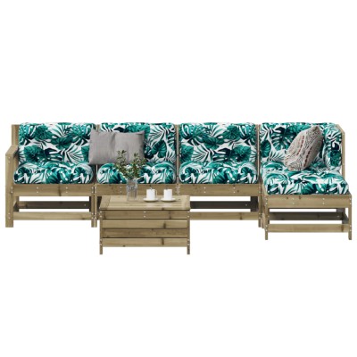 Garden lounge set with...