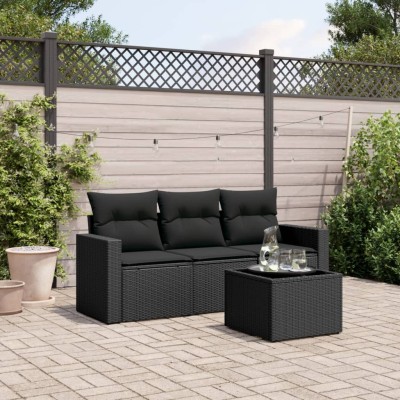 Garden set with cushions, 4...