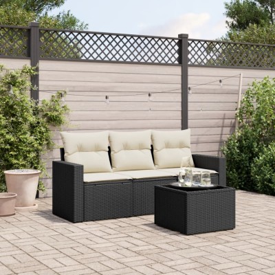 Garden set with cushions, 4...