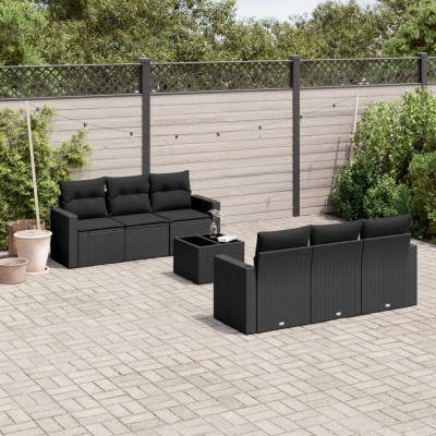 Sofa set with cushions, 7...