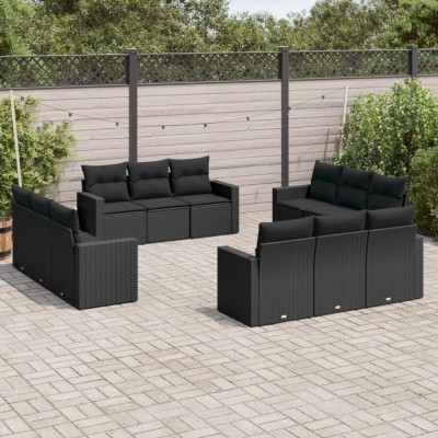 Sofa set with cushions, 12...