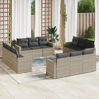 Garden set with cushions,...