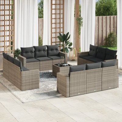 Garden set with cushions,...