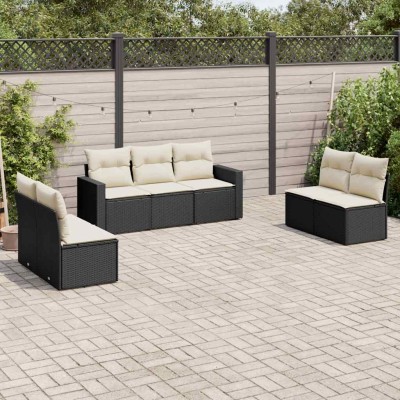 Sofa set with cushions, 7...