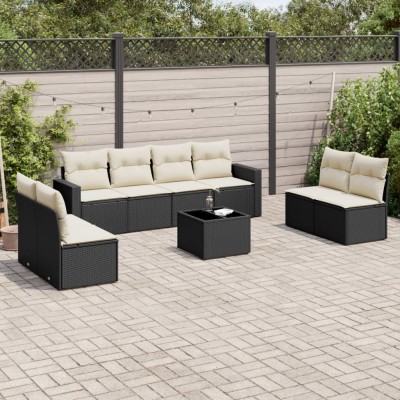 Garden set with cushions, 9...