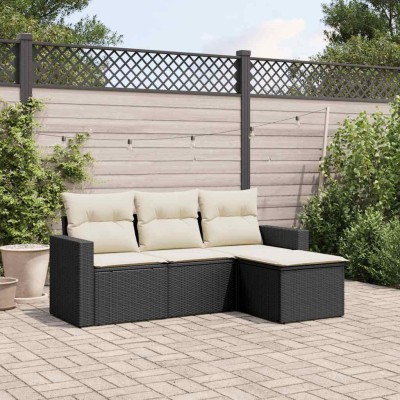 Garden set with cushions, 4...