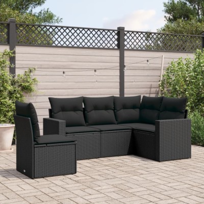 Garden set with cushions, 5...