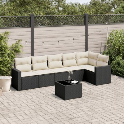 Sofa set with cushions, 7...