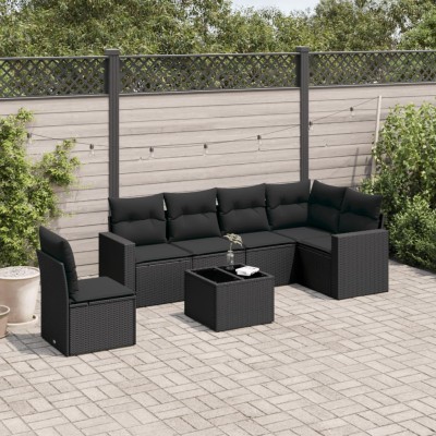 Sofa set with cushions, 7...