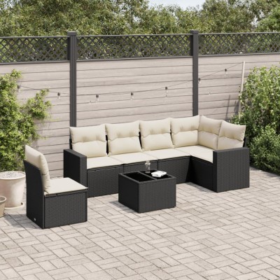 Sofa set with cushions, 7...