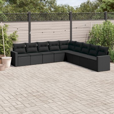 Garden set with cushions, 9...