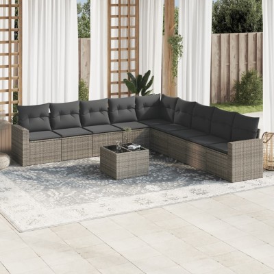 Garden set with cushions,...