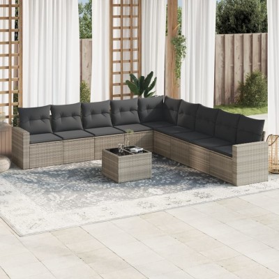 Garden set with cushions,...