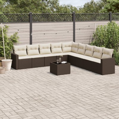 Garden set with cushions,...
