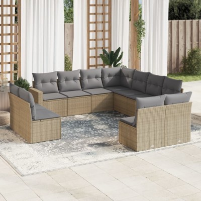 Garden set with cushions,...