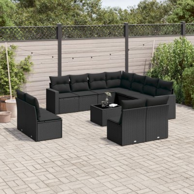 Sofa set with cushions, 12...