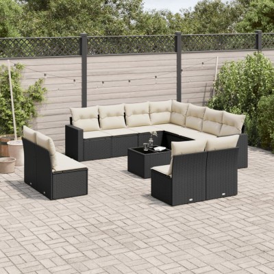 Sofa set with cushions, 12...