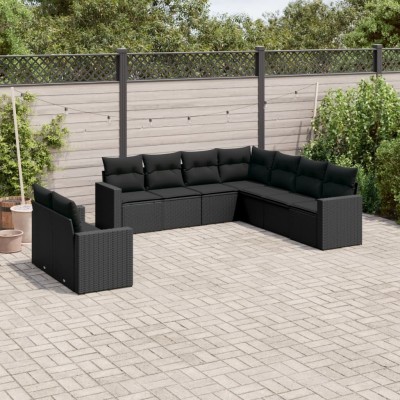 Garden set with cushions, 9...