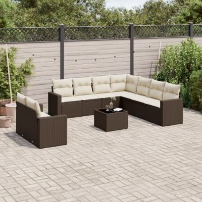 Garden set with cushions,...