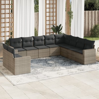 Garden set with cushions,...