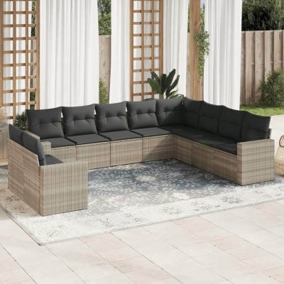 Garden set with cushions,...