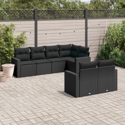 Sofa set with cushions, 7...