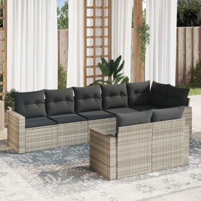 Garden set with cushions, 8...