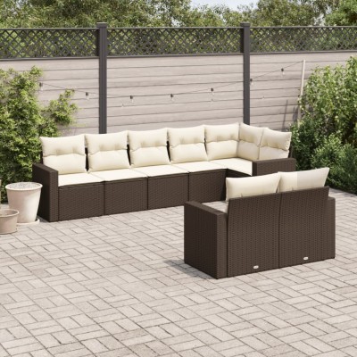 Garden set with cushions, 8...