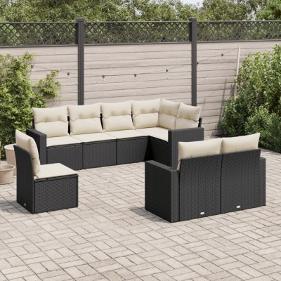 Sofa set with cushions, 8...