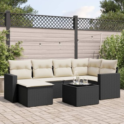 Sofa set with cushions, 7...