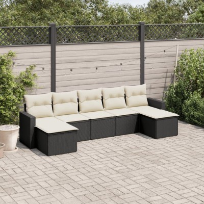 Sofa set with cushions, 7...