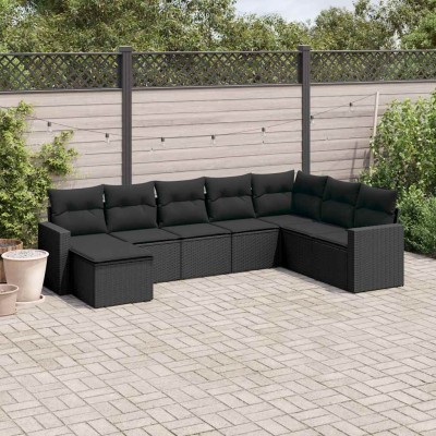 Sofa set with cushions, 8...