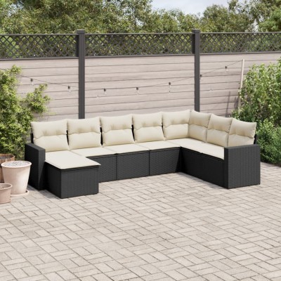 Sofa set with cushions, 8...