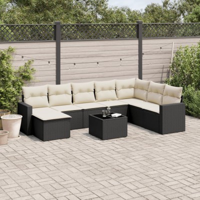 Garden set with cushions, 9...
