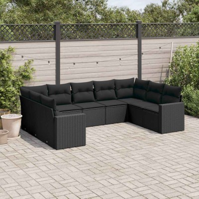 Garden set with cushions, 9...